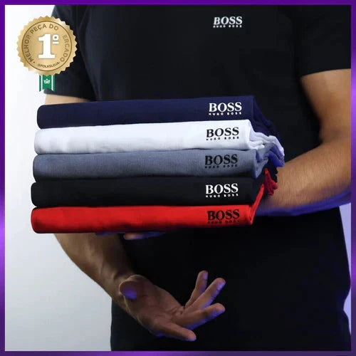 [COMPRA 3 OTTIENE 5] Kit di 5 T-shirt Boss Essential